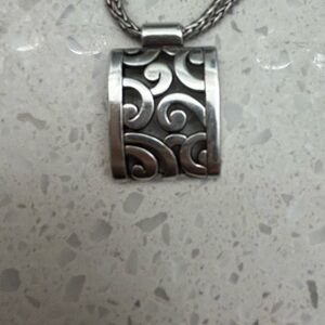 Brighton pendant necklace with double chain